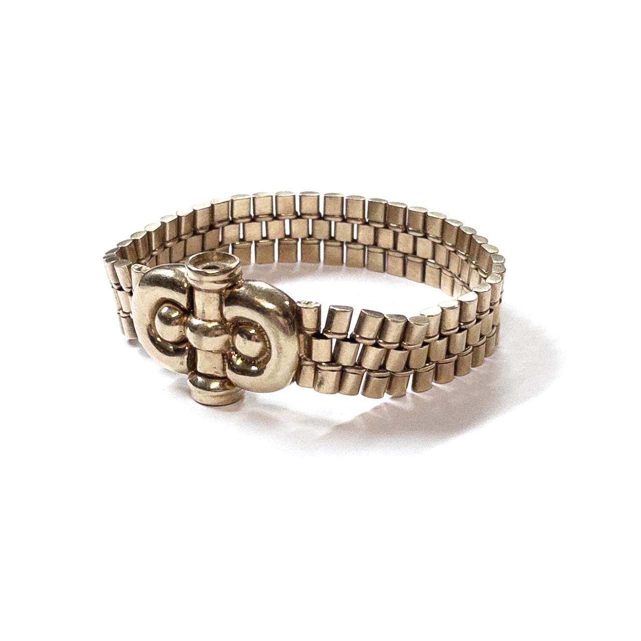 14K Gold Heavy Bracelet