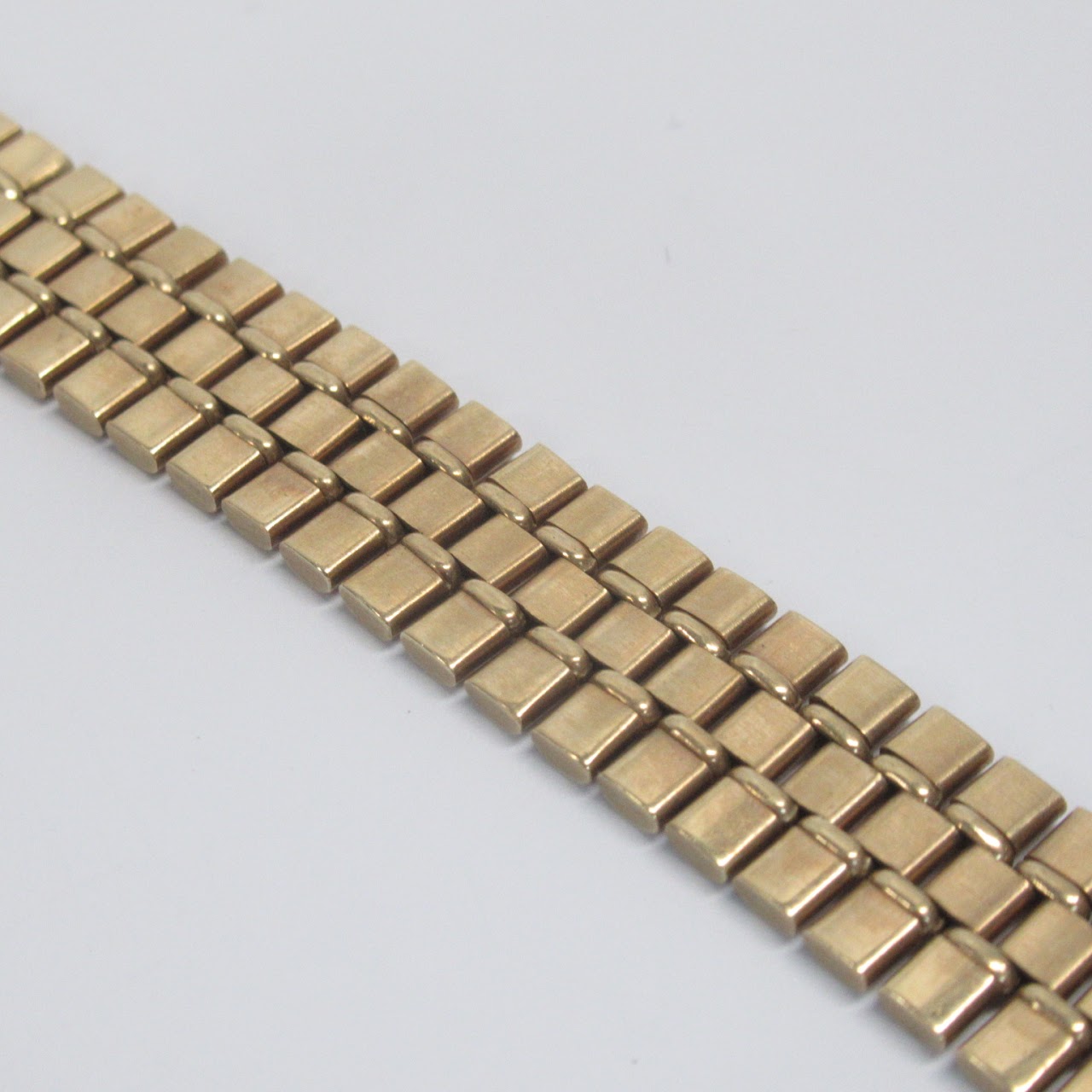 14K Gold Heavy Bracelet