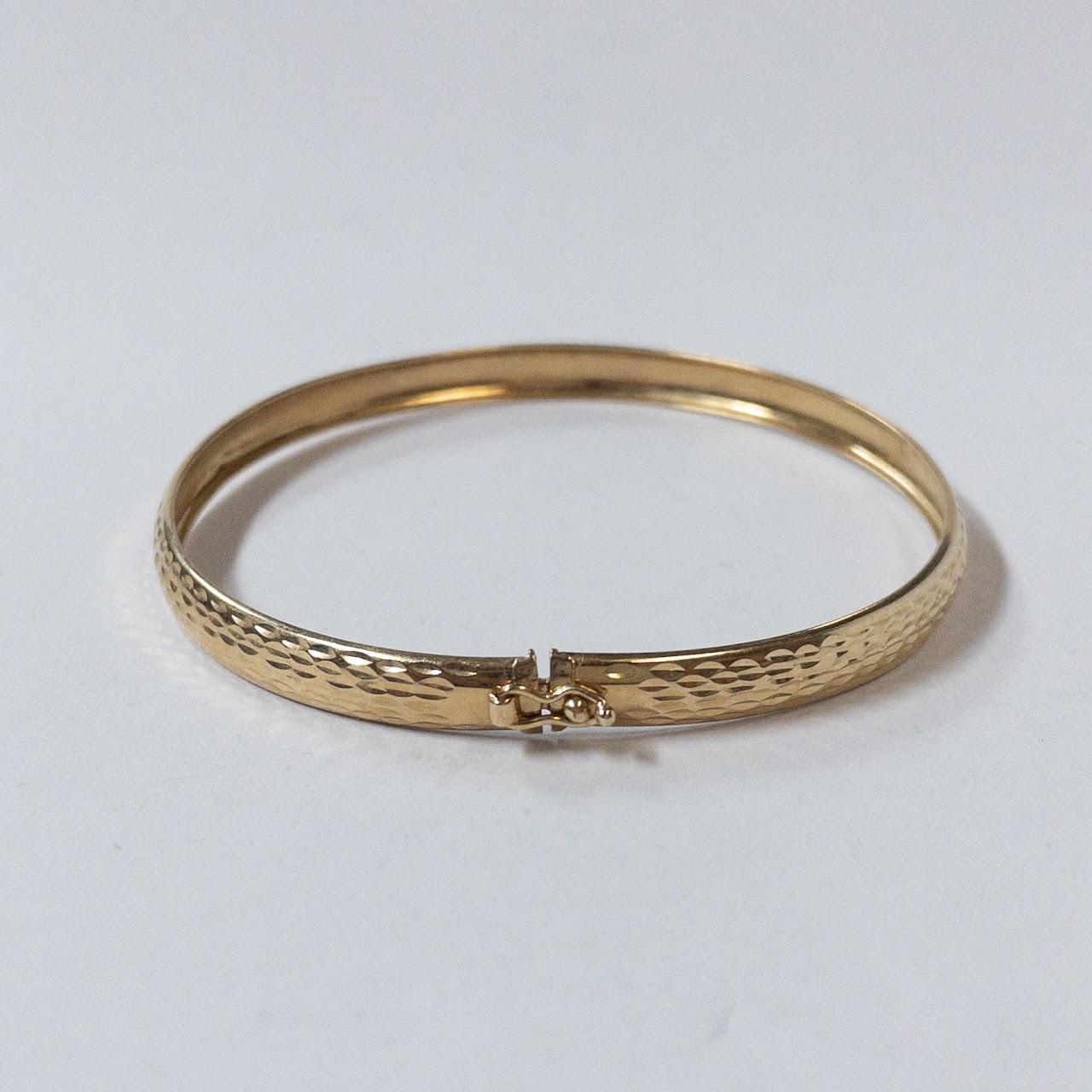 14K Yellow Gold Bangle Bracelet 2