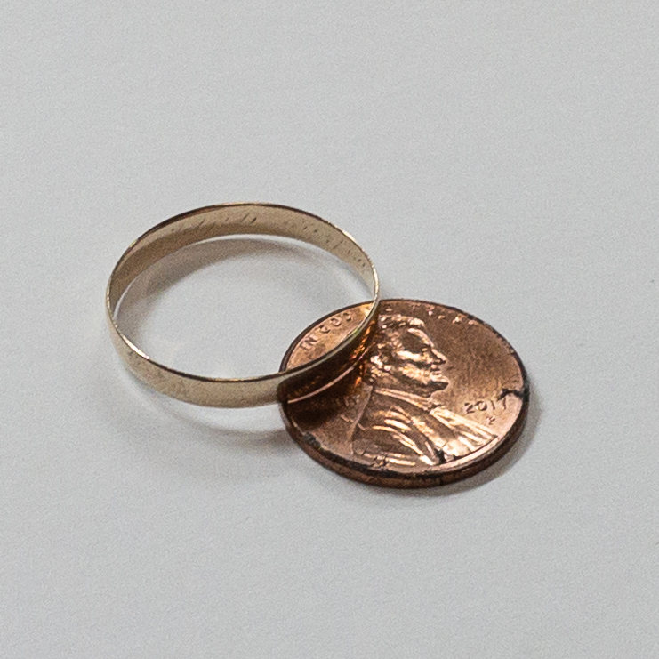 14K Gold Band Ring