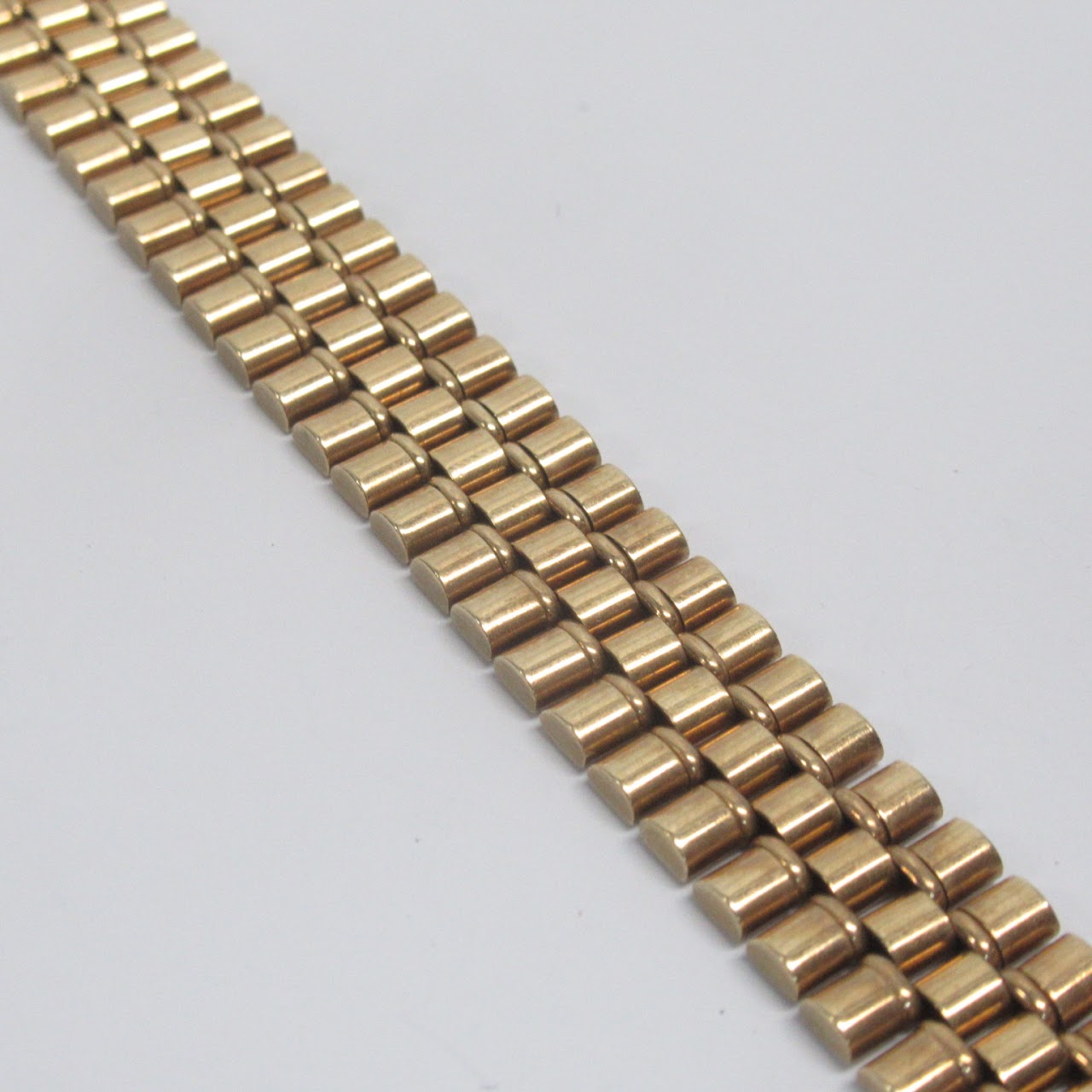 14K Gold Heavy Bracelet