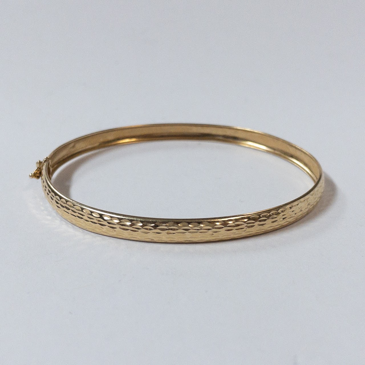 14K Yellow Gold Bangle Bracelet 2