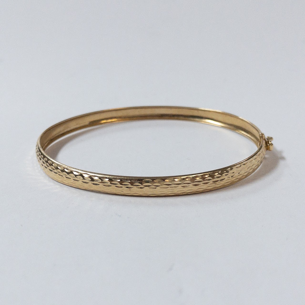 14K Yellow Gold Bangle Bracelet 2