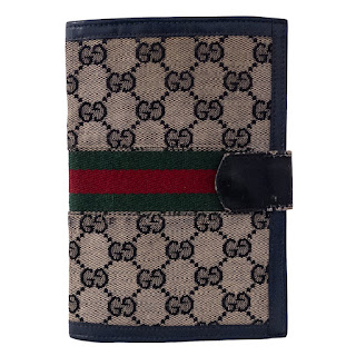 Vintage Gucci GG House Web Breast Wallet