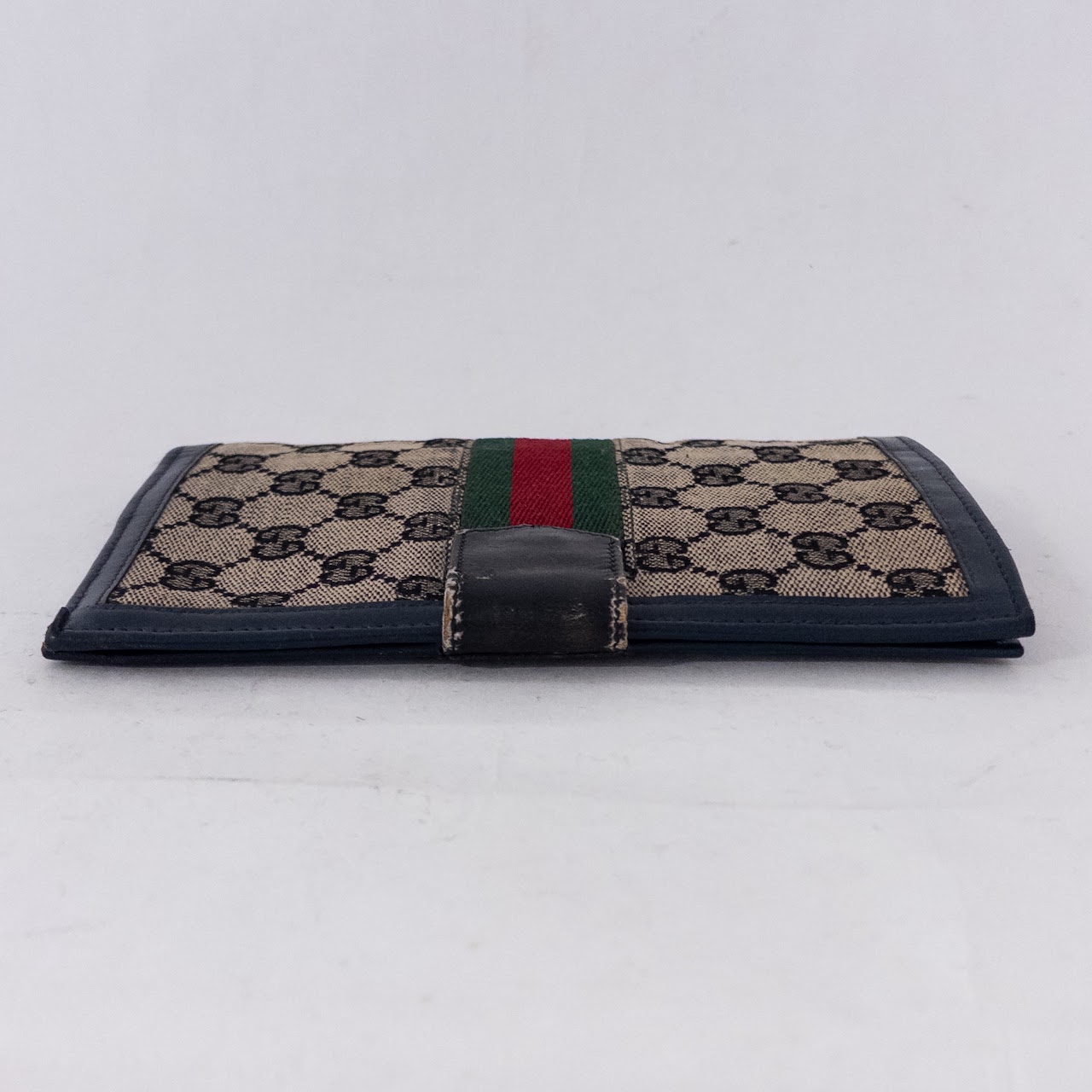 Vintage Gucci GG House Web Breast Wallet