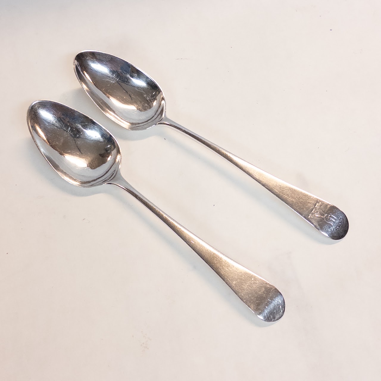 Sterling Silver Set of 10 Dessert Spoons