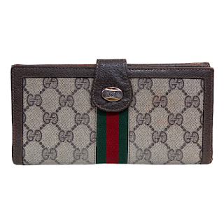 Gucci GG Sherry Supreme Bi-Fold Wallet
