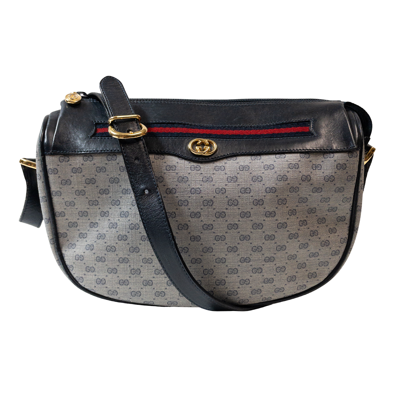 Gucci Vintage Monogrammed Crossbody Bag