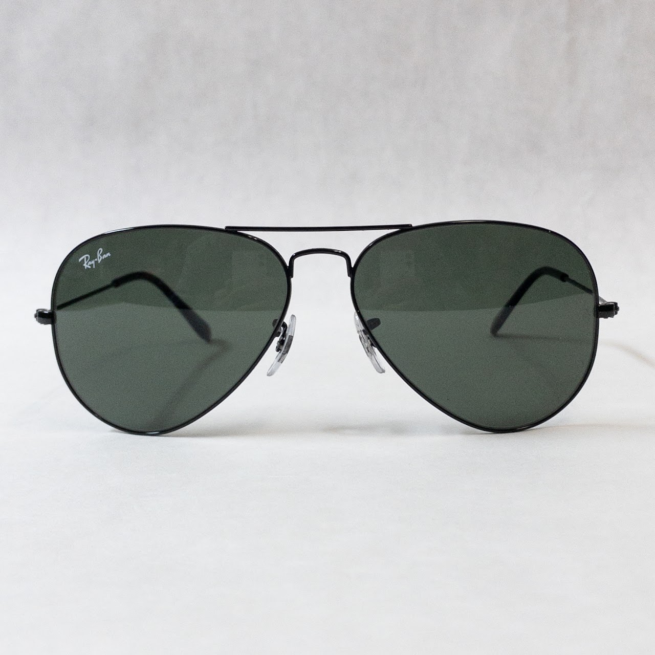 Ray-Ban Black Metal Aviator Sunglasses