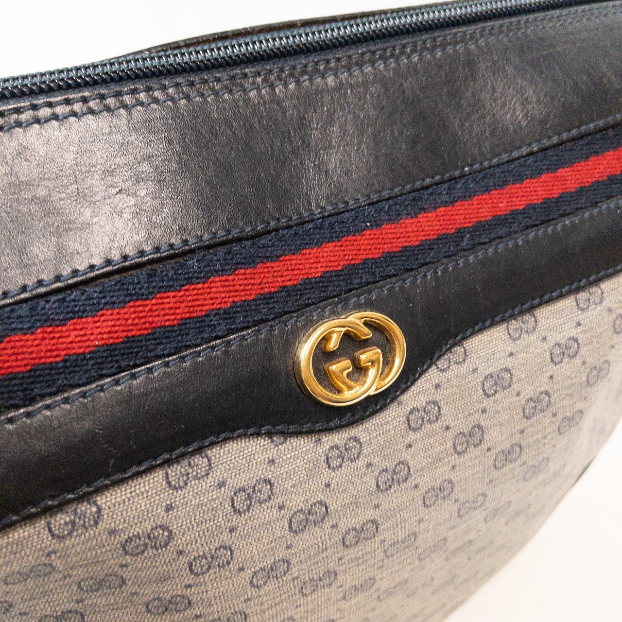 Gucci Vintage Monogrammed Crossbody Bag