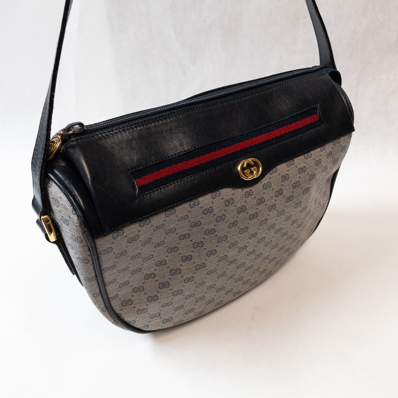 Gucci Vintage Monogrammed Crossbody Bag