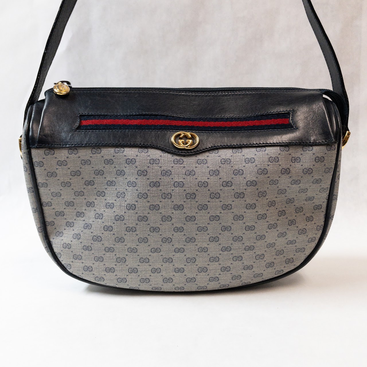 Gucci Vintage Monogrammed Crossbody Bag