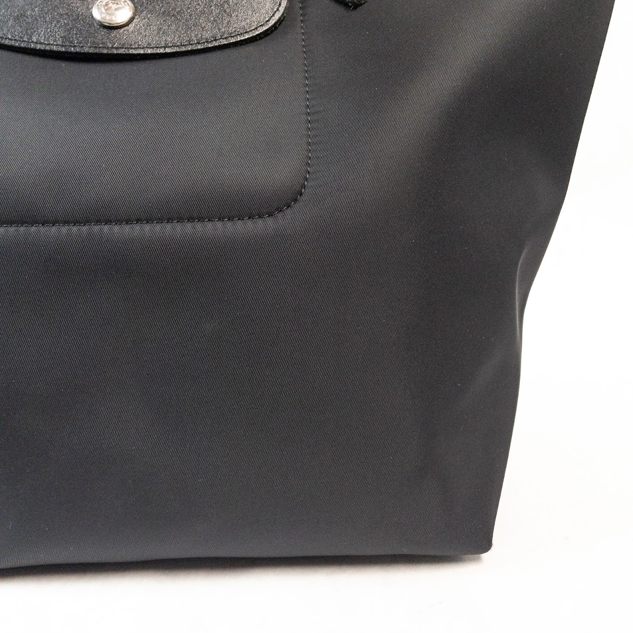 Longchamp Black Nylon Tote Bag