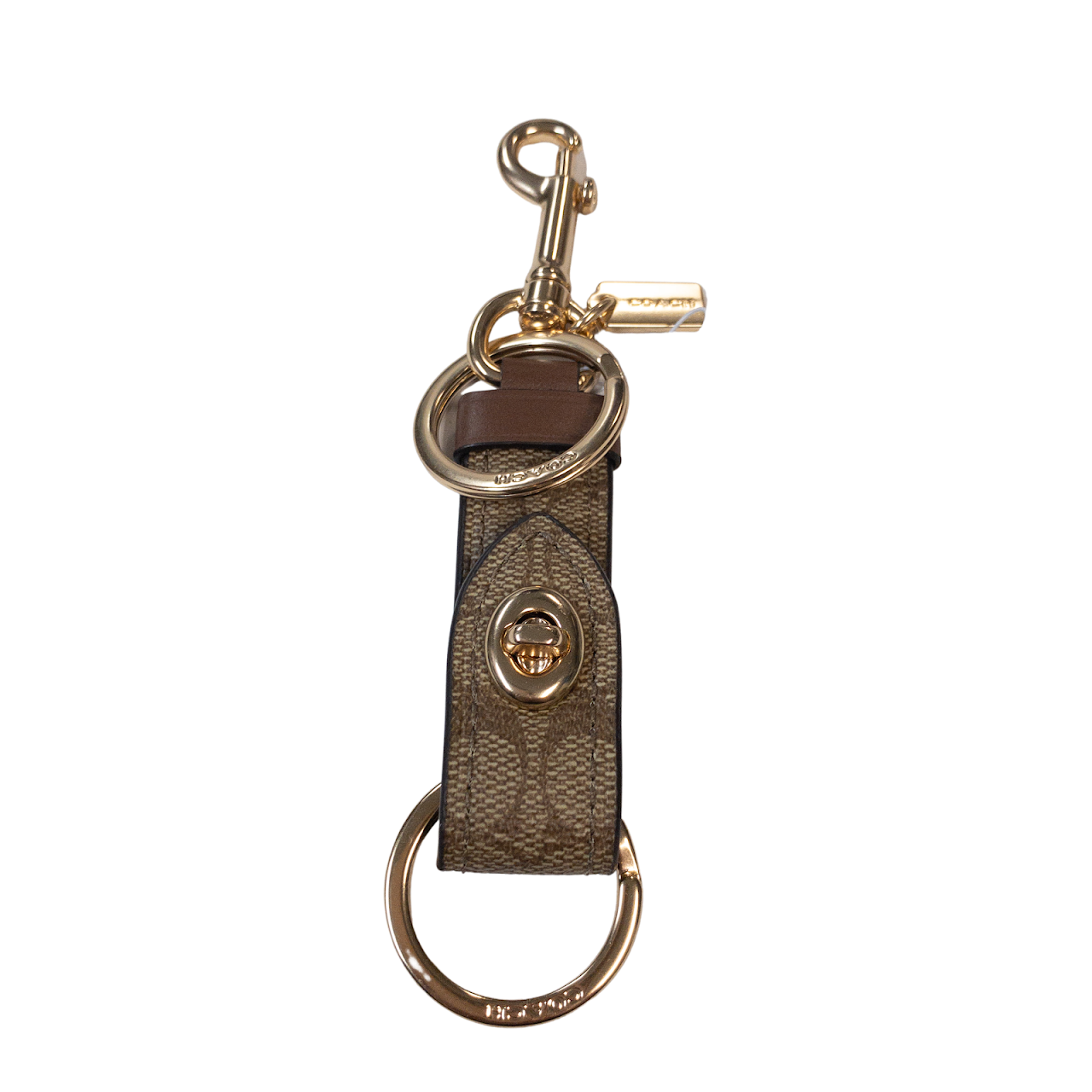 Coach New Turnlock Keychain