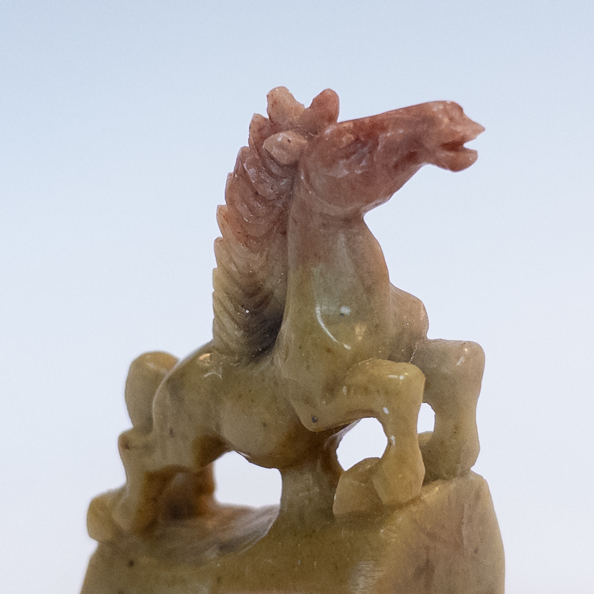 Chinese Jade Fengshui Horse Letter Stamp