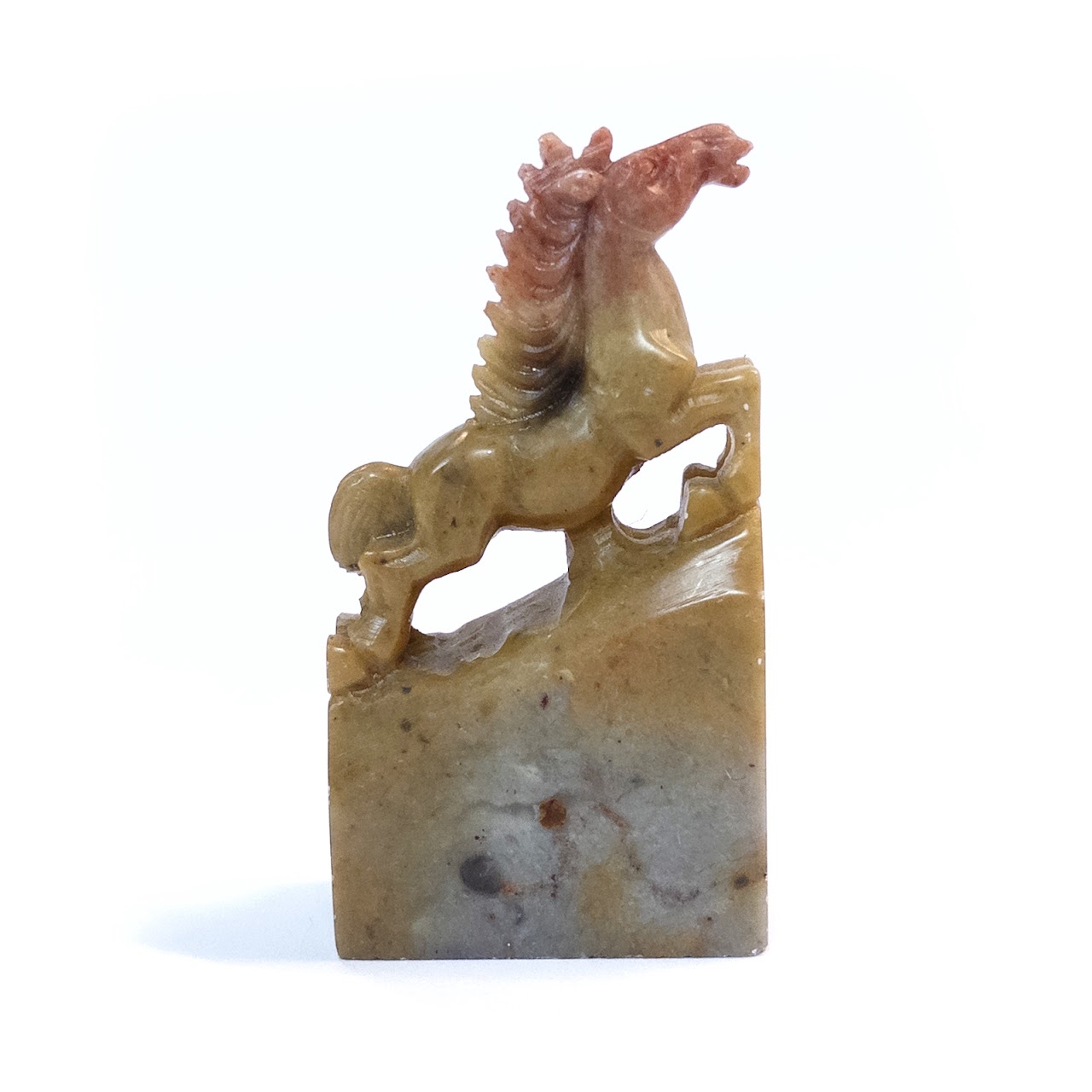 Chinese Jade Fengshui Horse Letter Stamp