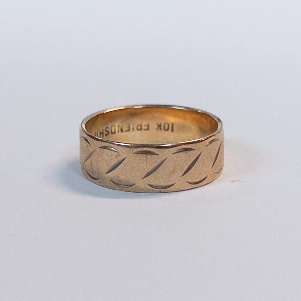 10K Gold Friendship Ring