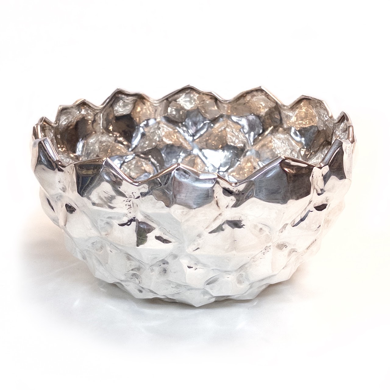 Sterling Silver Tiffany & Co. Rocky Surface Bowl