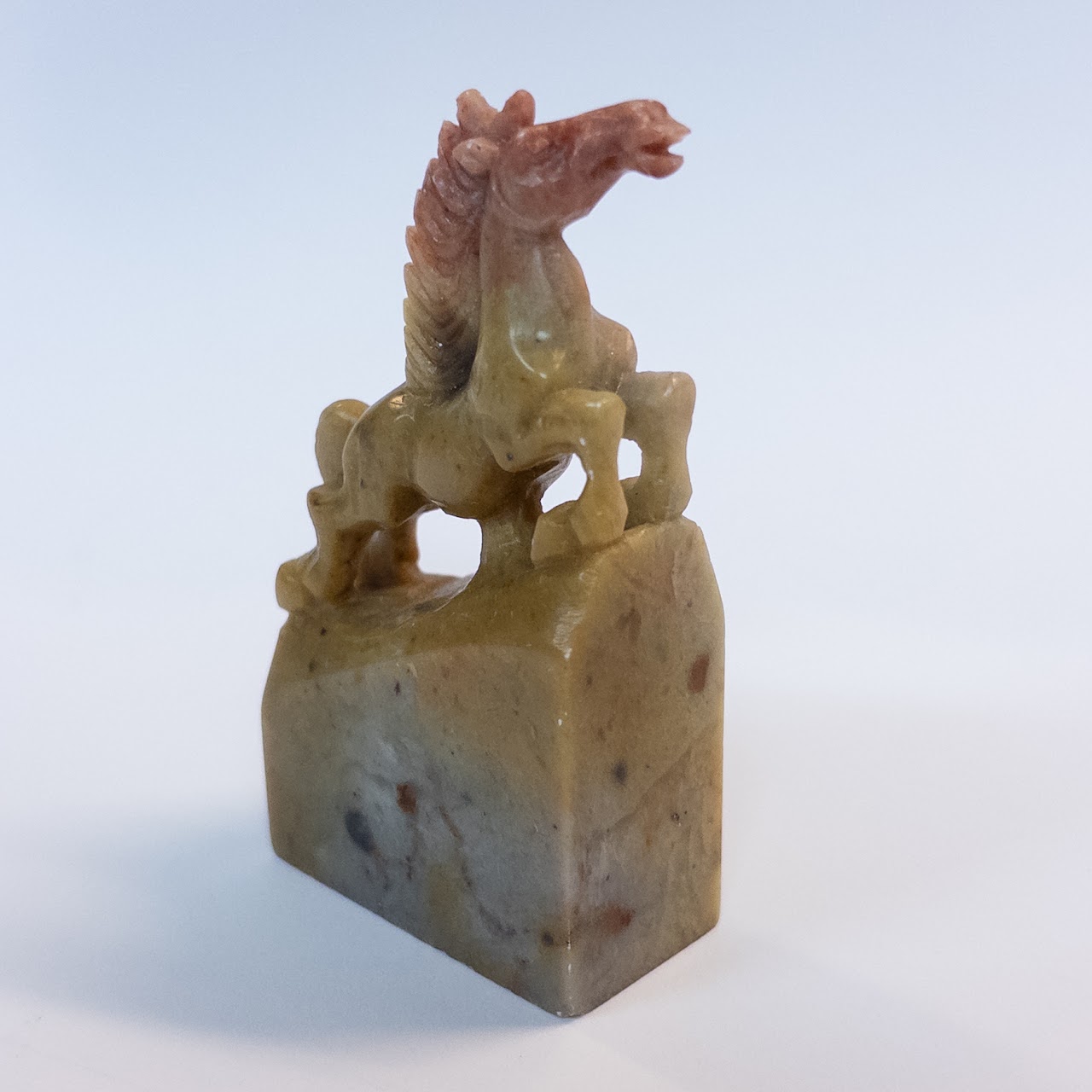 Chinese Jade Fengshui Horse Letter Stamp