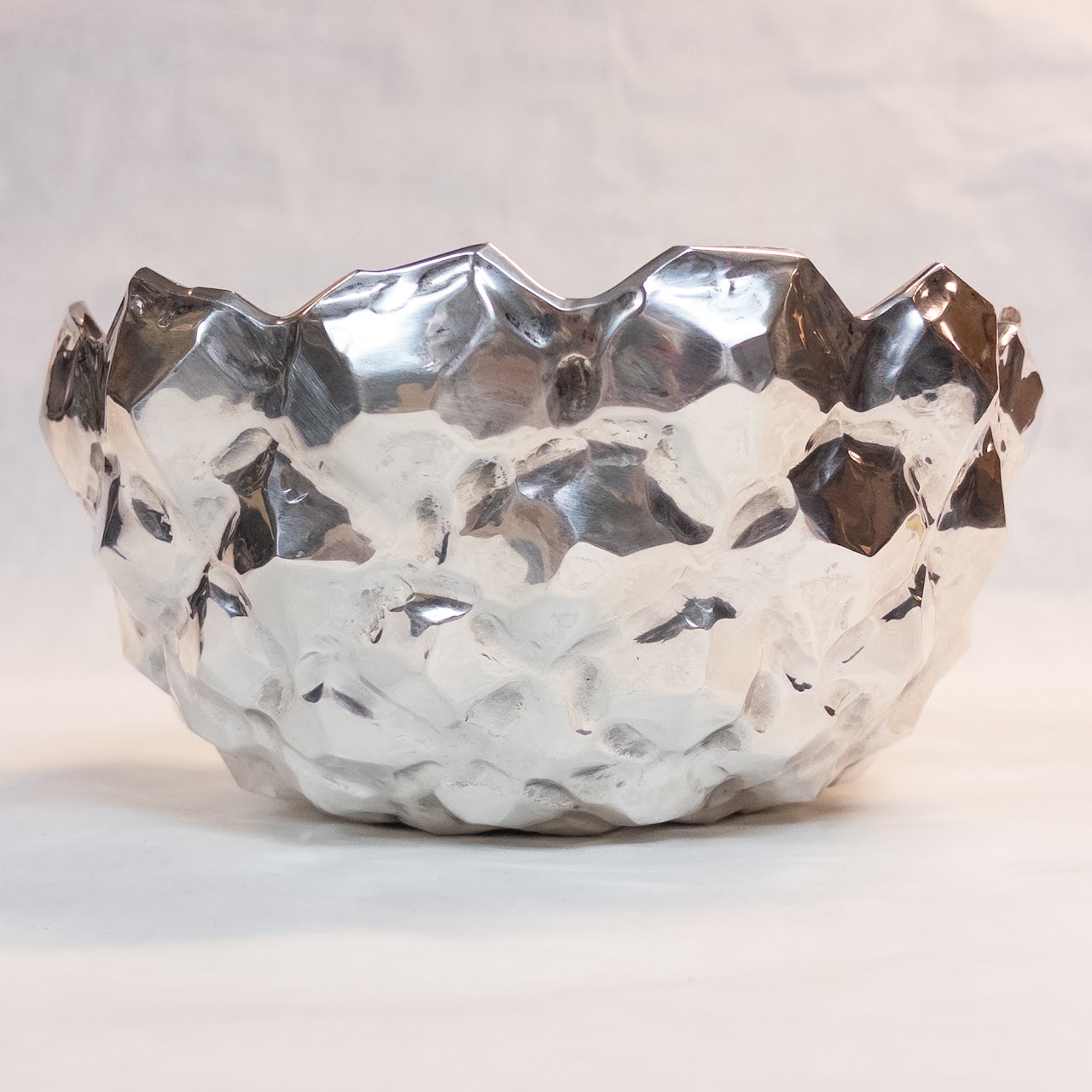 Sterling Silver Tiffany & Co. Rocky Surface Bowl