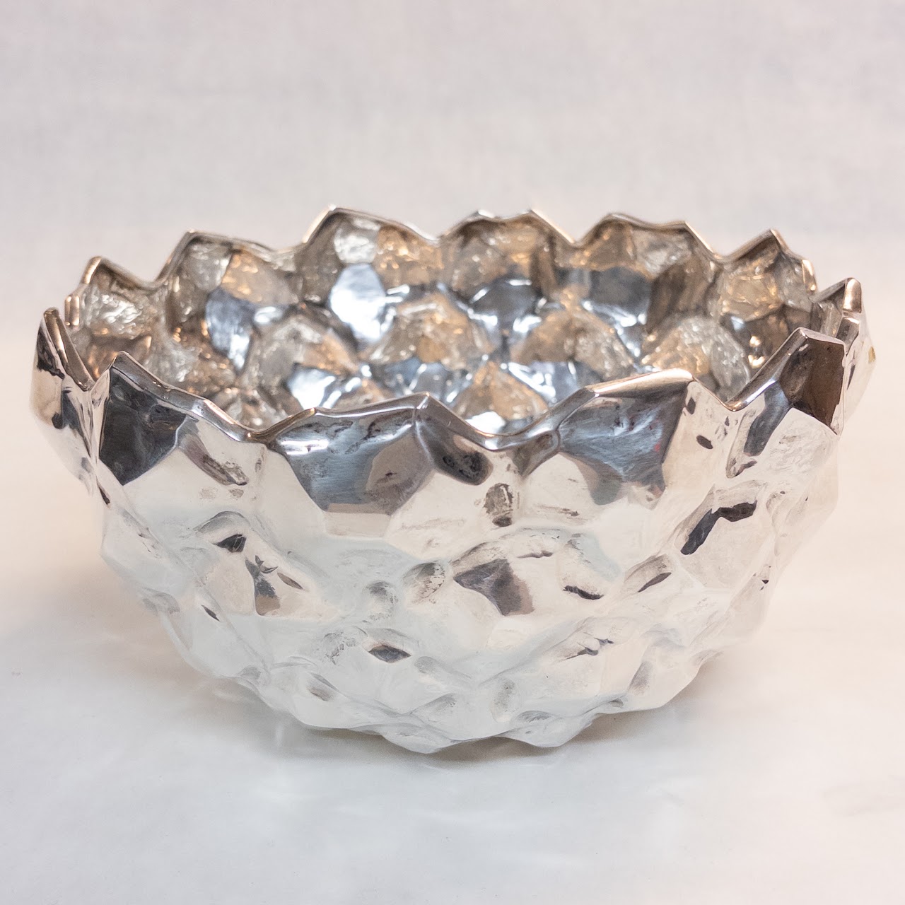 Sterling Silver Tiffany & Co. Rocky Surface Bowl