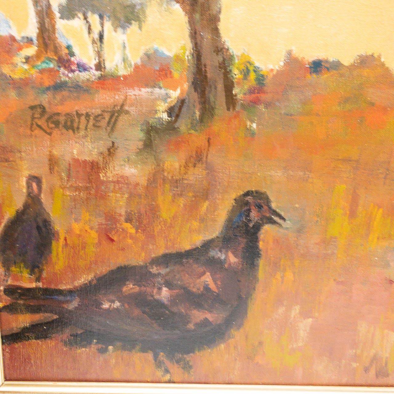R. Garrett Signed Oil Painting