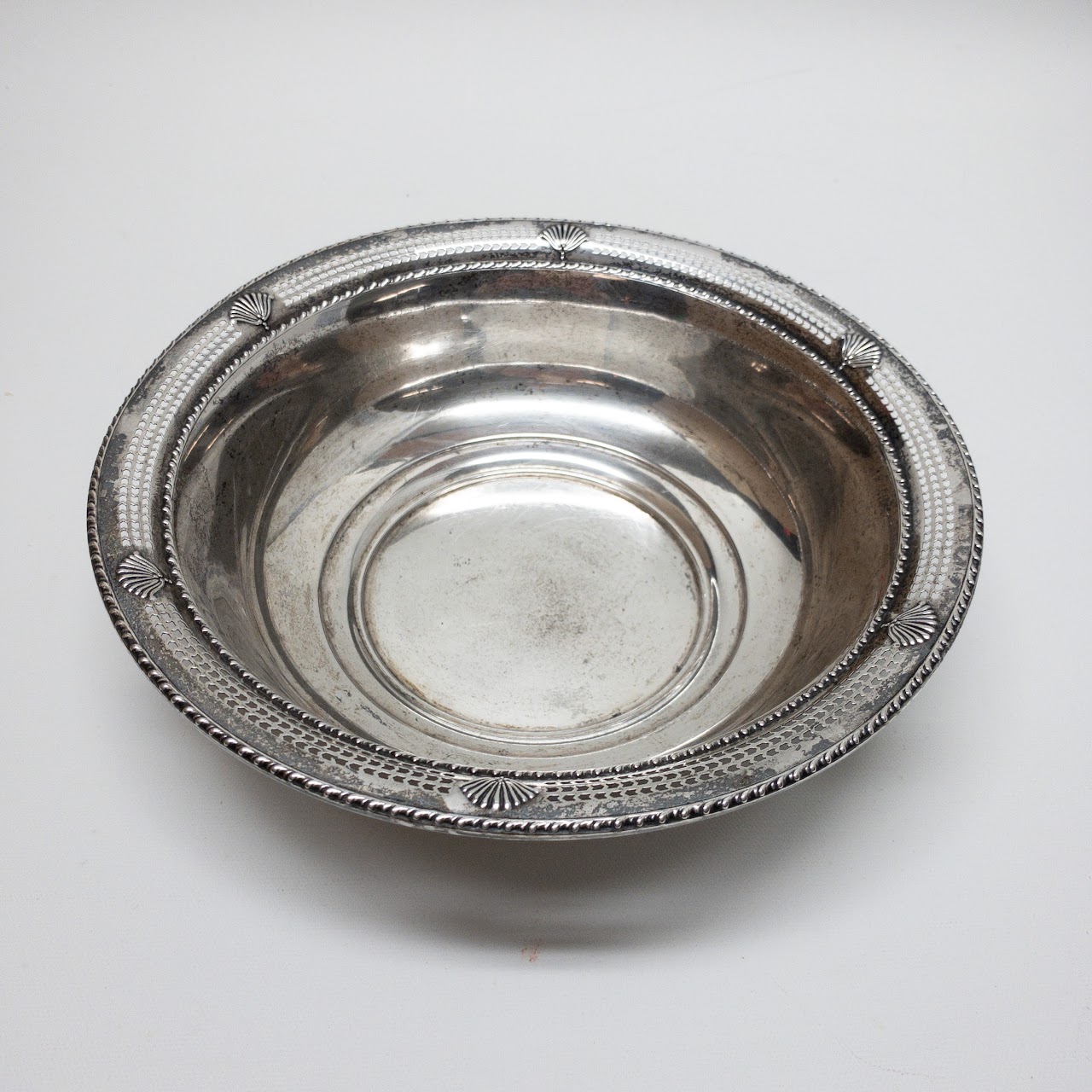 Sterling Silver Pierced Rim Bowl