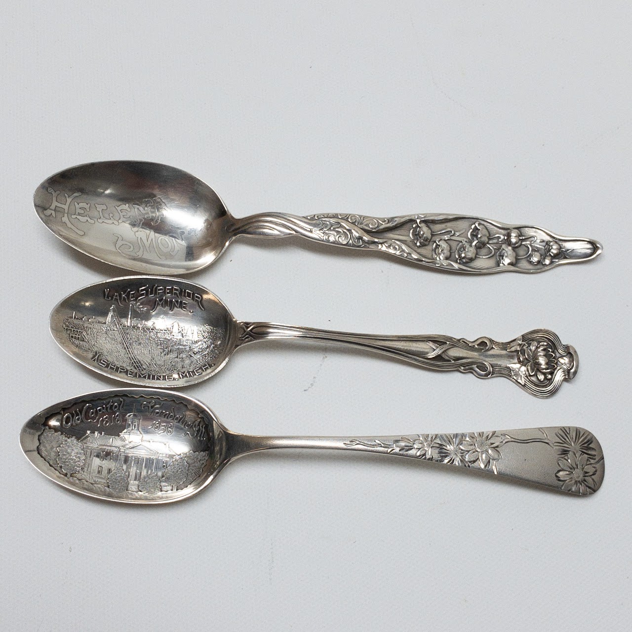 Sterling Silver Souvenir Spoon Collection