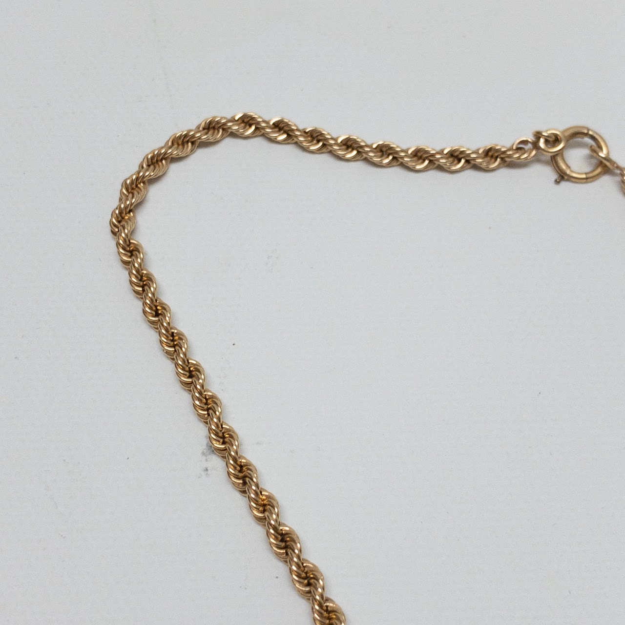 14K Gold and Resin Pendant Necklace