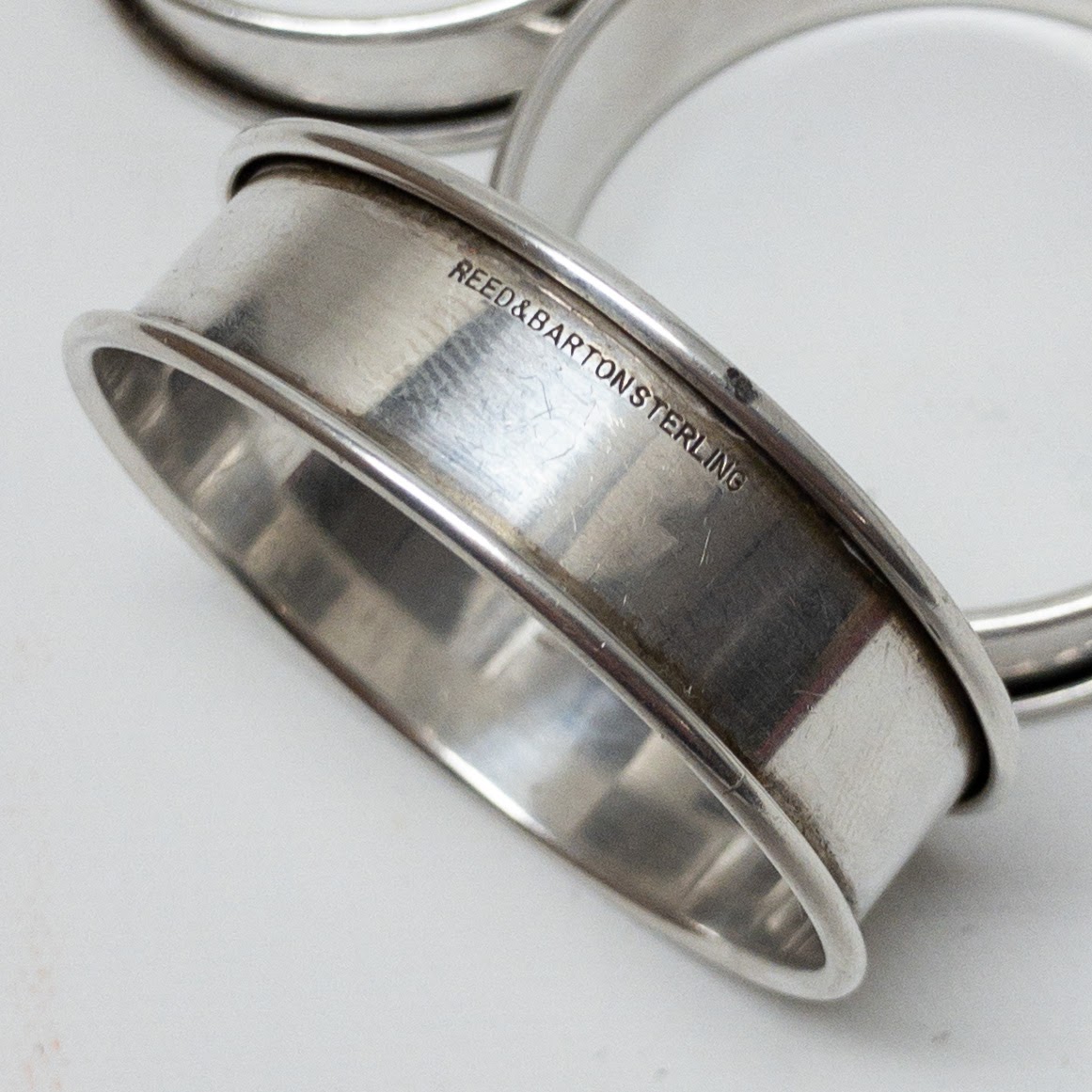 Sterling Silver Reed and Barton Napkin Ring Set