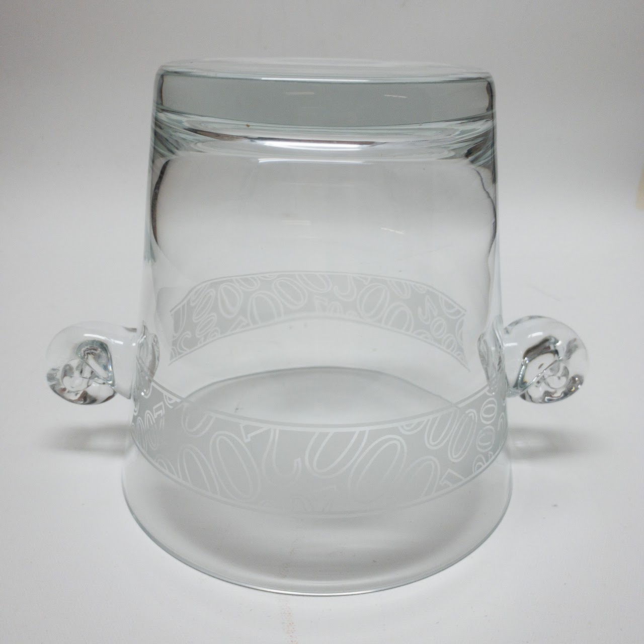 Tiffany & Co. '2000' Scroll Handled Ice Bucket