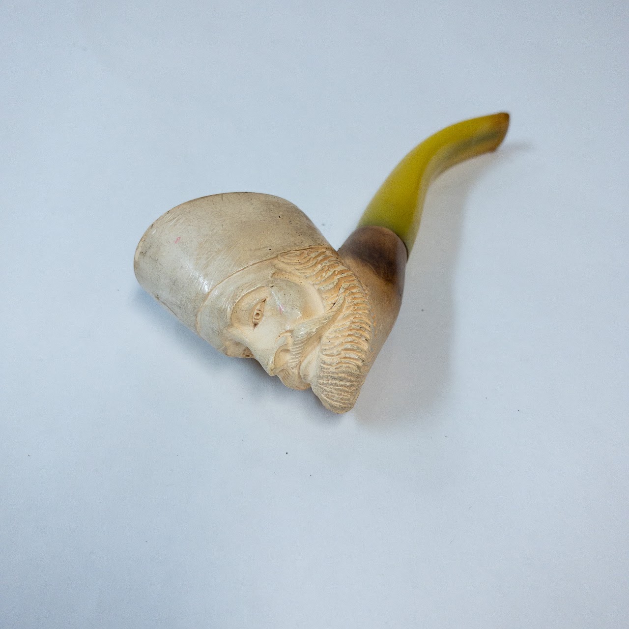 Carved Bone Vintage Smoking Pipe