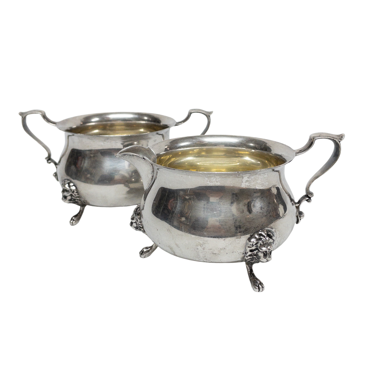 Sterling Silver Sugar & Creamer Set