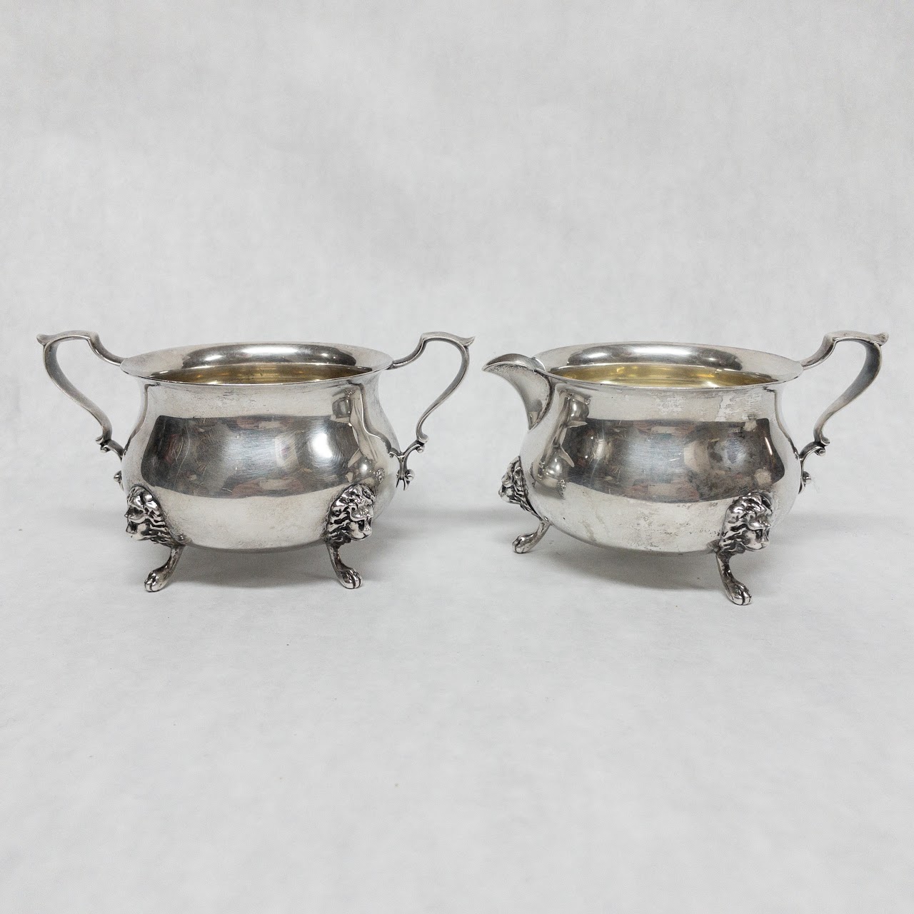 Sterling Silver Sugar & Creamer Set