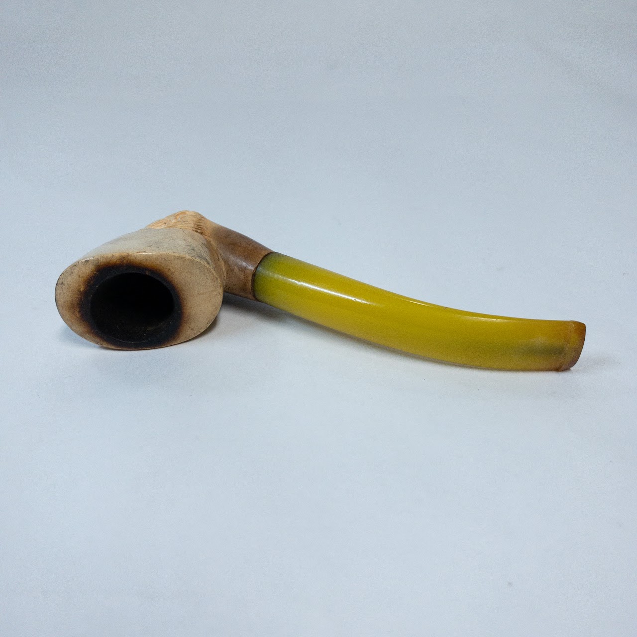 Carved Bone Vintage Smoking Pipe