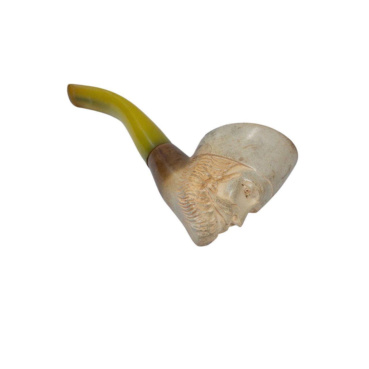 Carved Bone Vintage Smoking Pipe