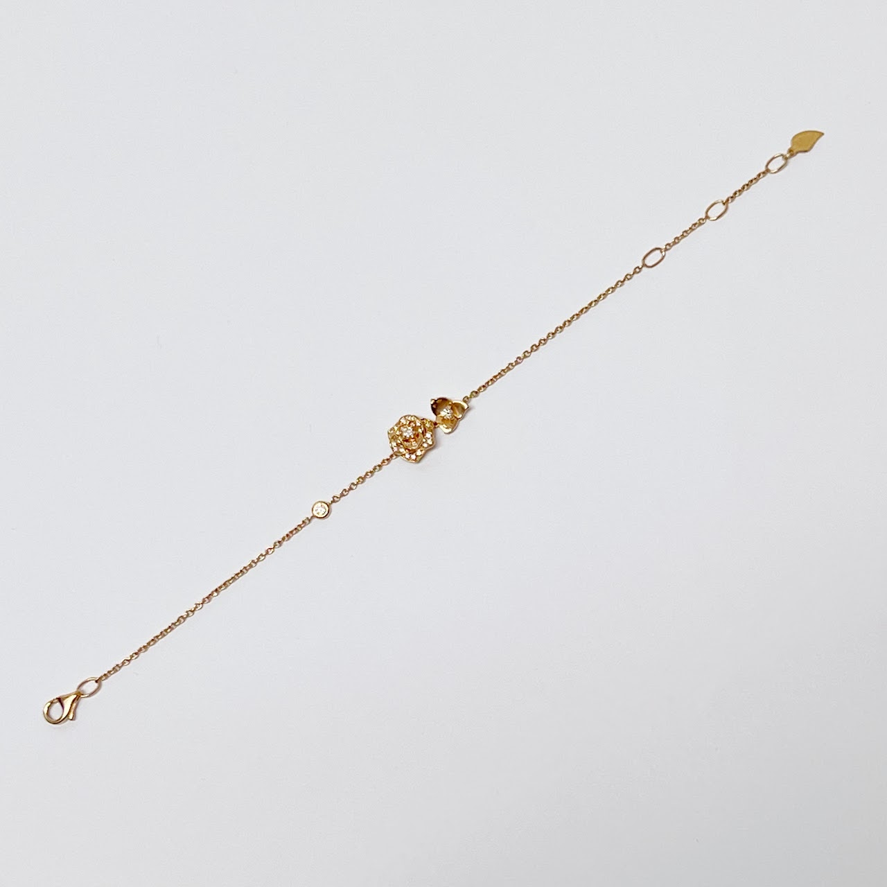 Piaget 18K Gold & Diamond Flower Bracelet