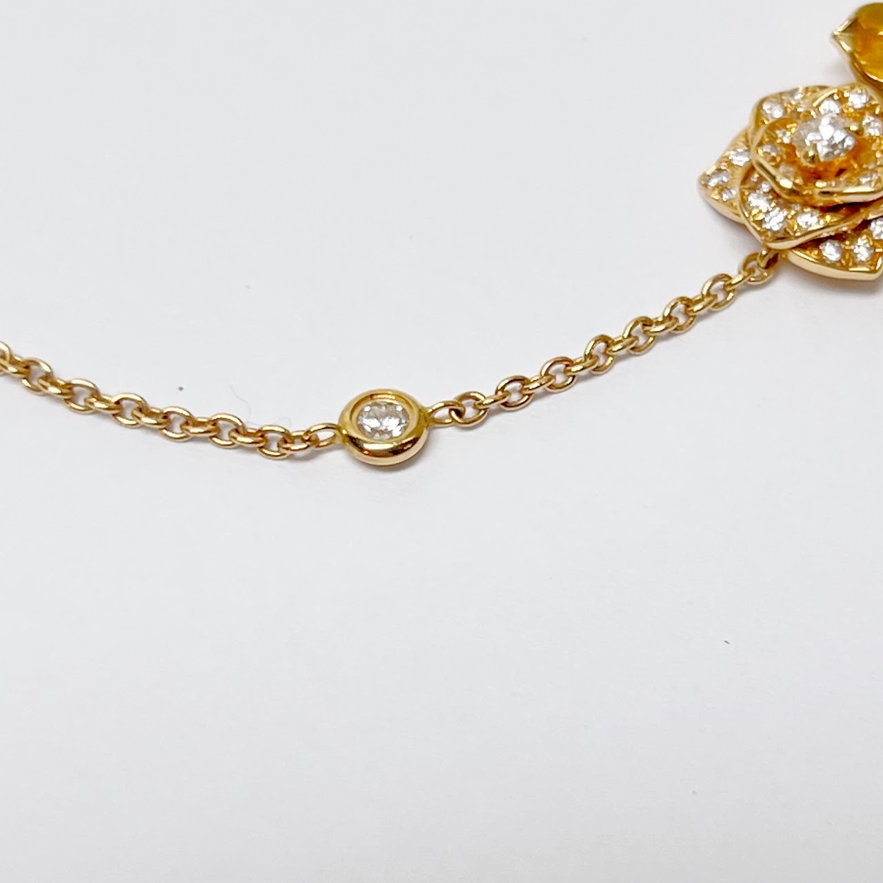 Piaget 18K Gold & Diamond Flower Bracelet