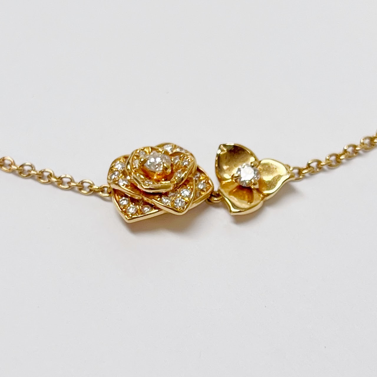 Piaget 18K Gold & Diamond Flower Bracelet