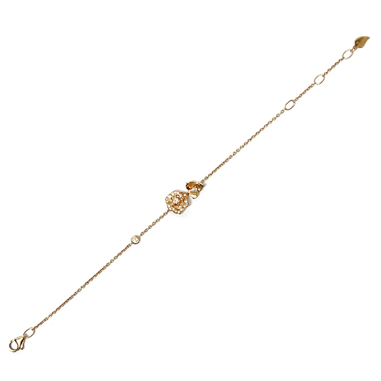 Piaget 18K Gold & Diamond Flower Bracelet