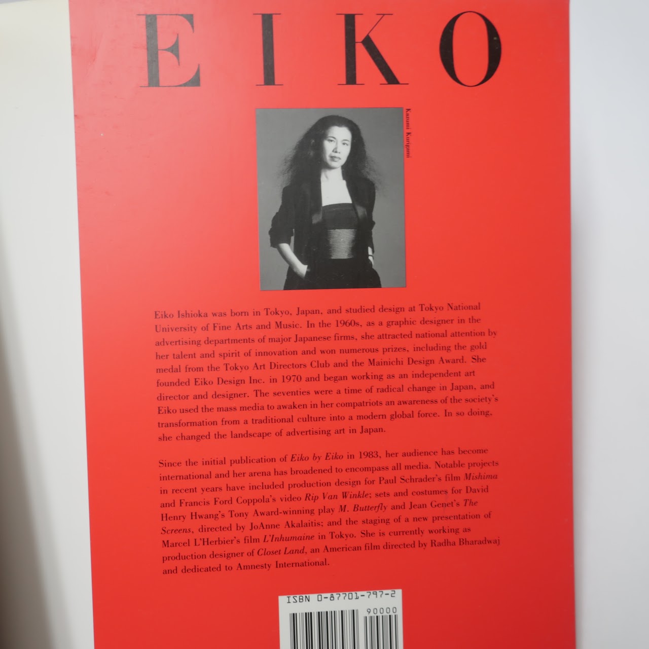 Eiko Ishioka "Eiko By Eiko" Book