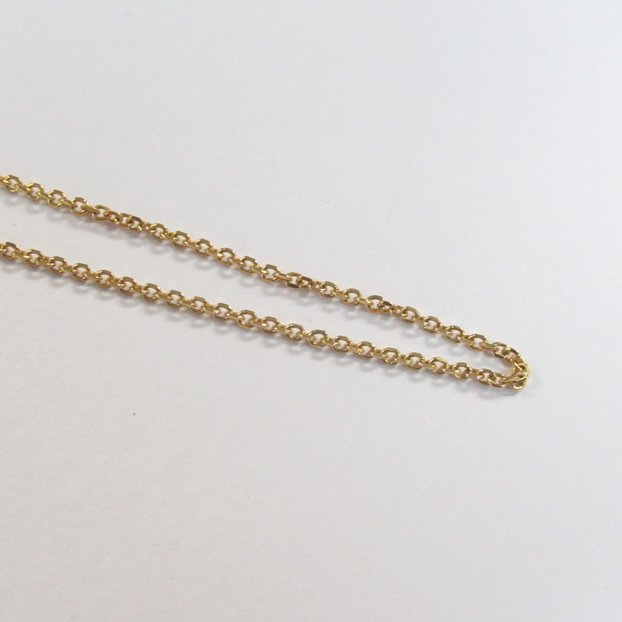 14K Gold Chain R.C.I. Necklace