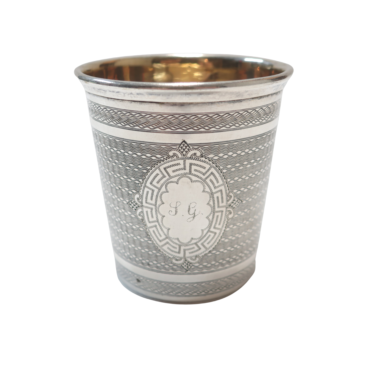 Sterling Silver Monogrammed  Cup