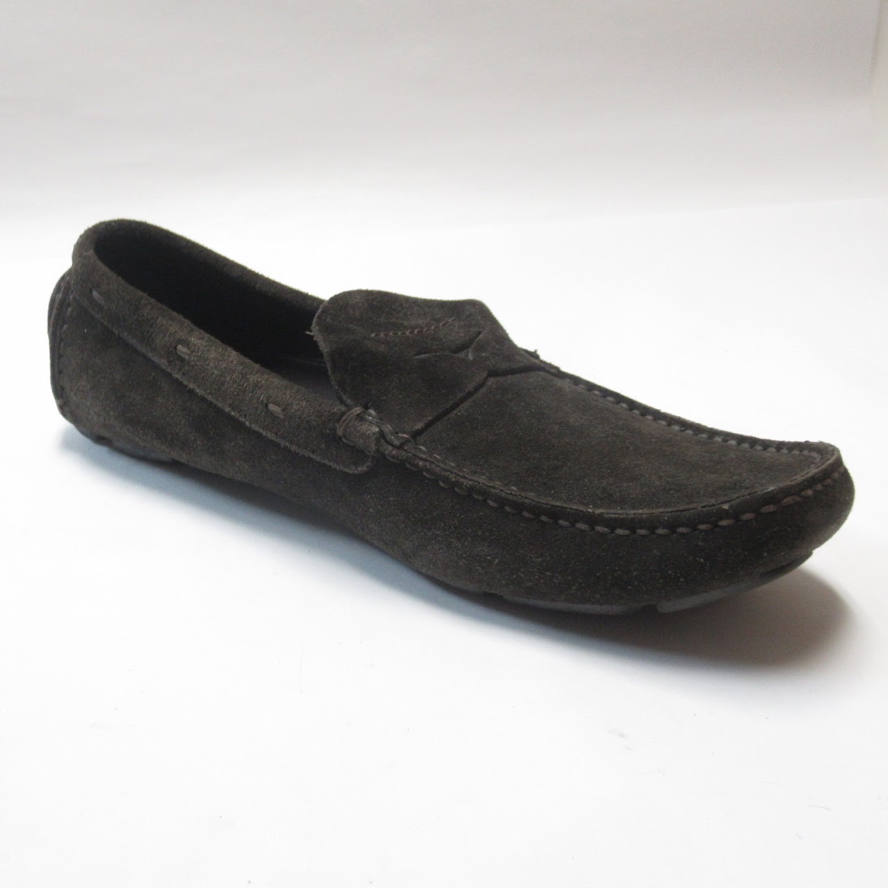 Prada Brown Suede Loafers