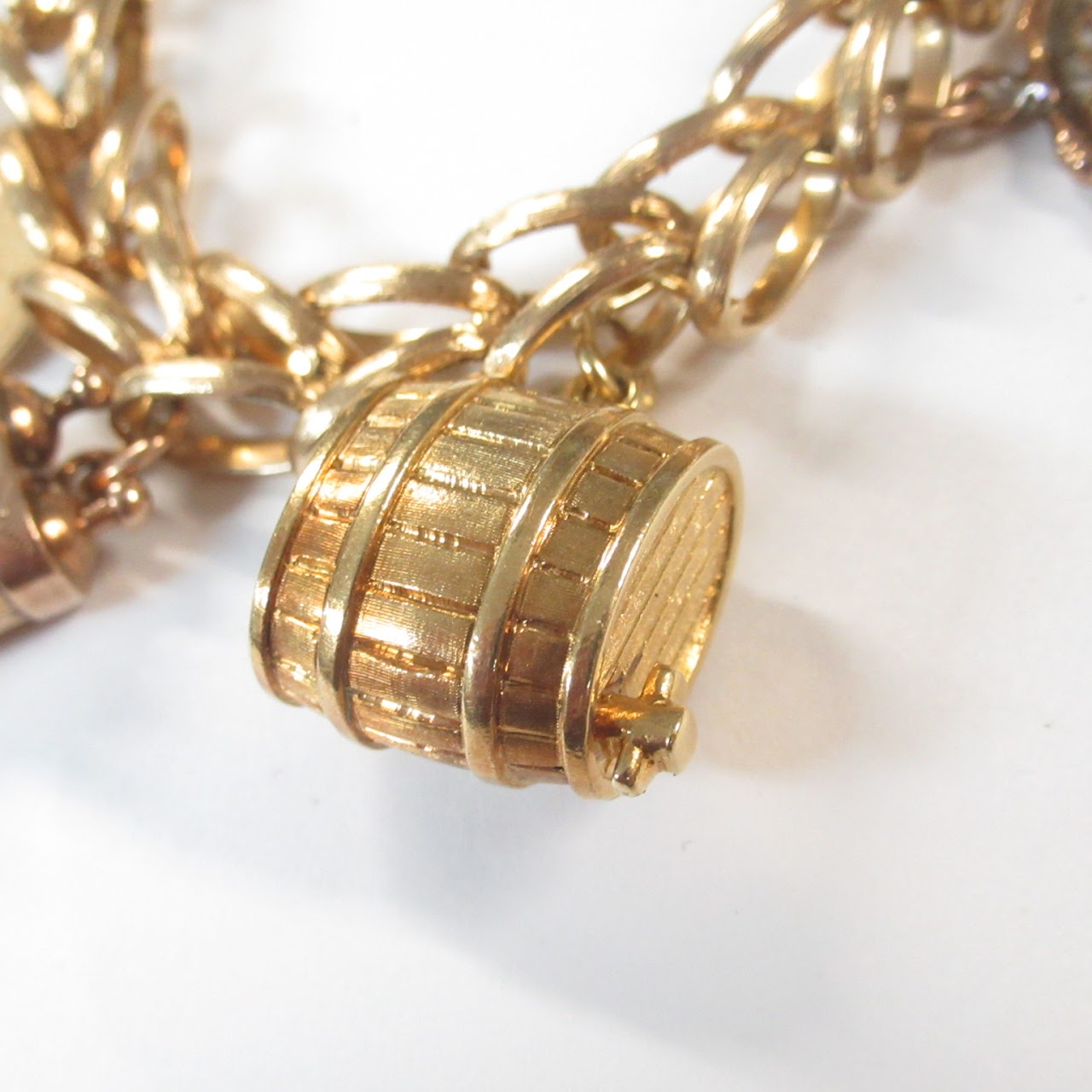 14K Gold Charm Bracelet