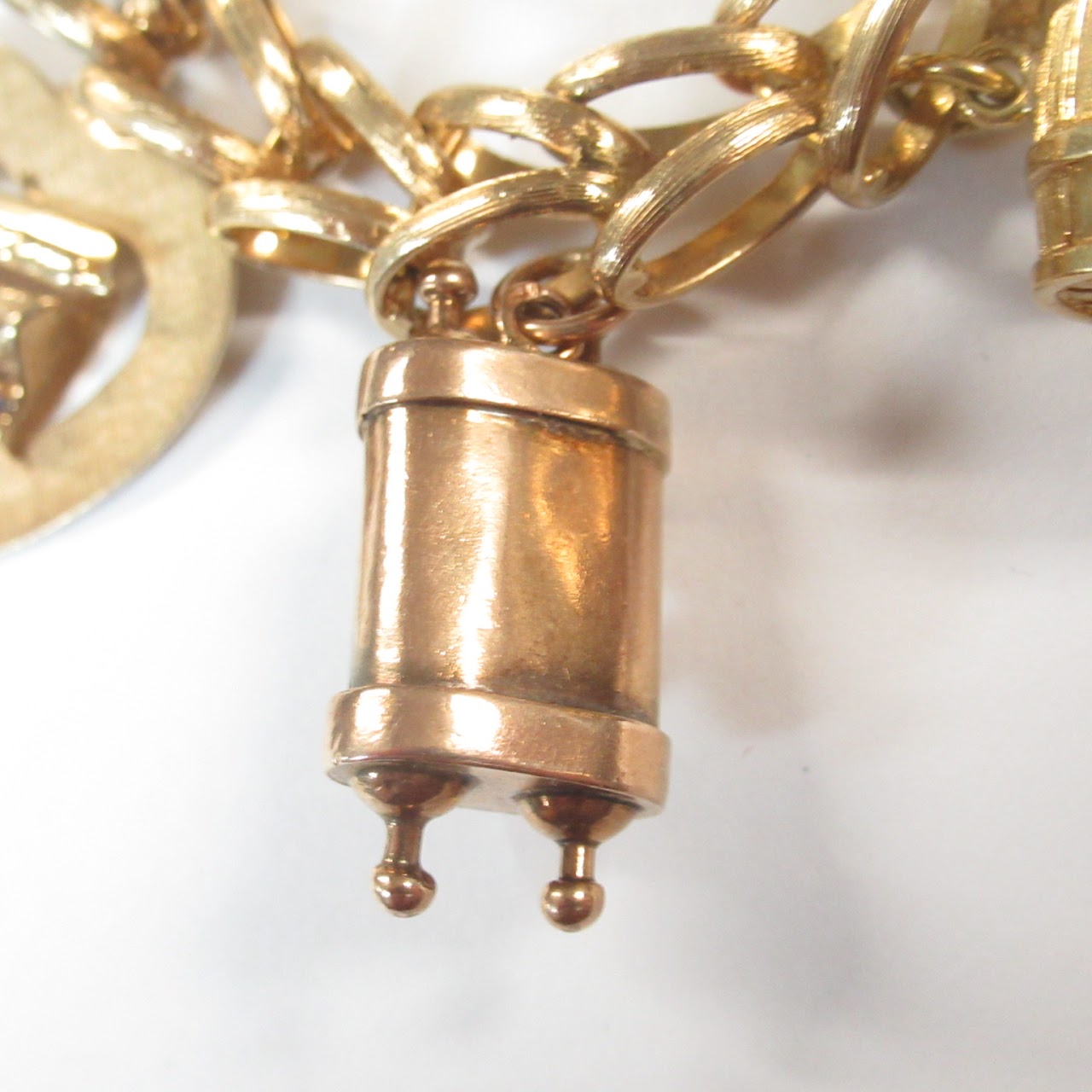 14K Gold Charm Bracelet