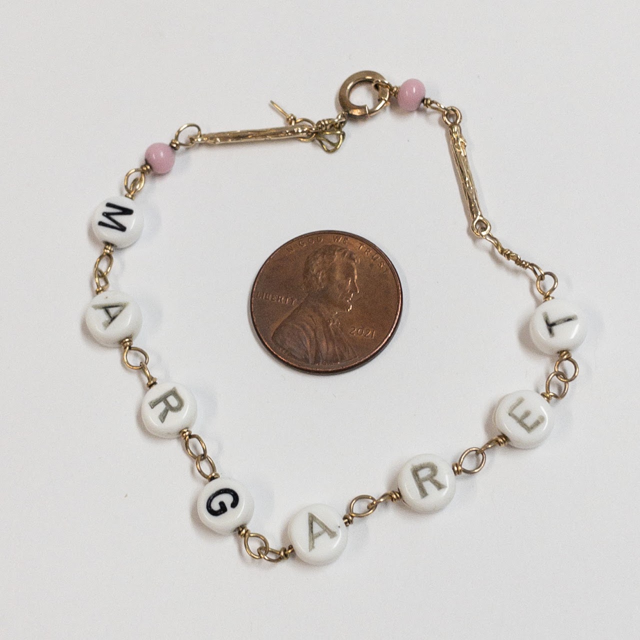 14K Gold Child's Name Bracelet