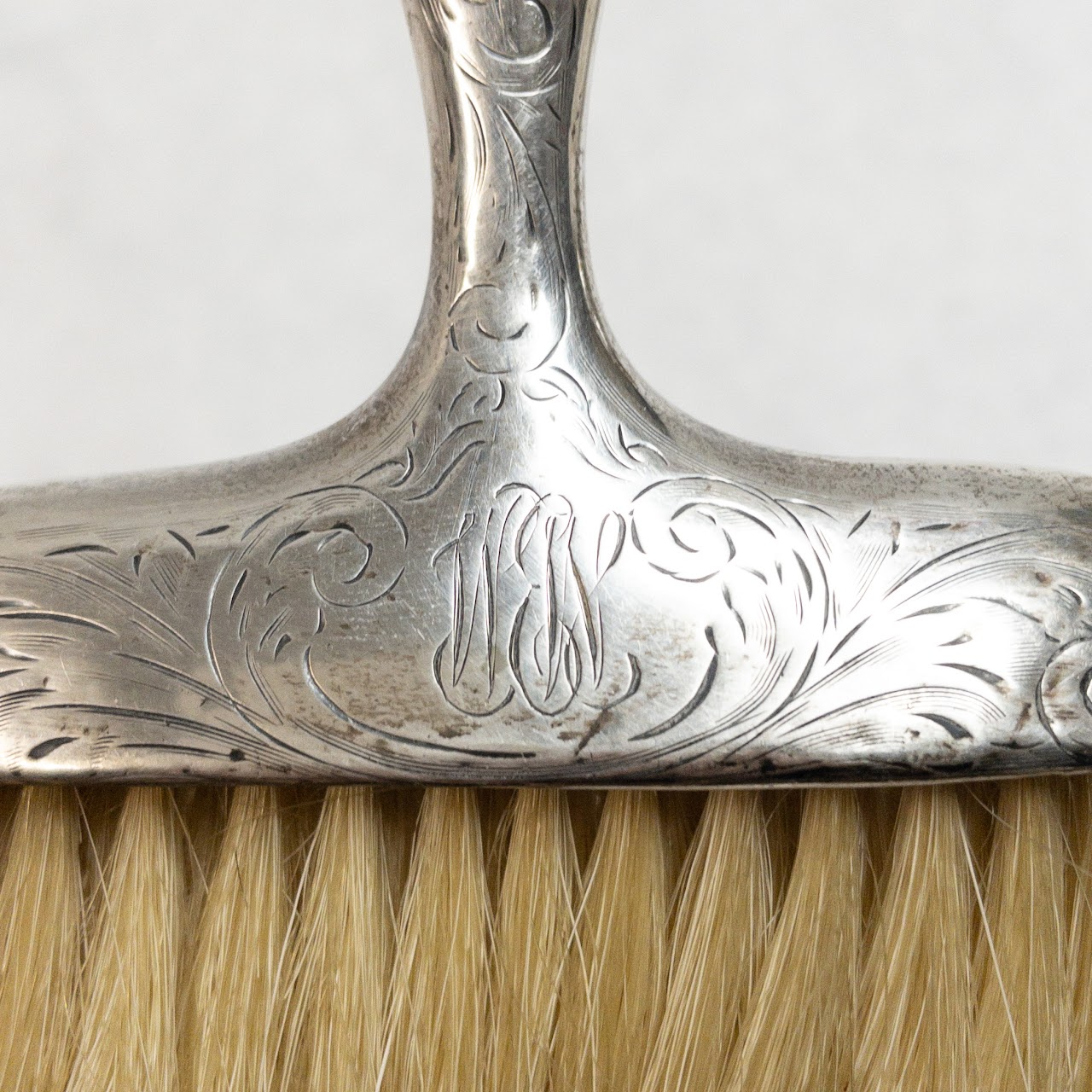 Sterling Silver & Horsehair Table Crumb Brush