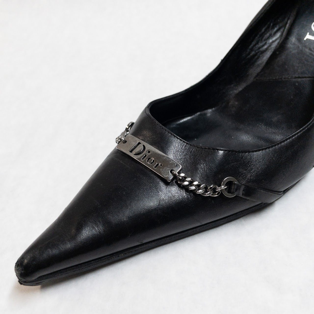 Christian Dior Chain Detail Pumps