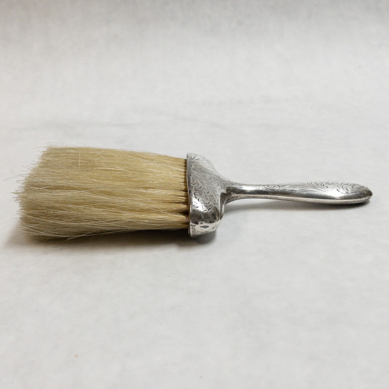 Sterling Silver & Horsehair Table Crumb Brush